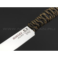 Нож Burlax BX0145 сталь Aus-6, рукоять Paracord Army Camo & Graphite