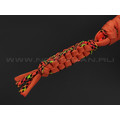Нож Burlax BX0139 сталь Aus-6, рукоять Paracord Orange & Fantasy