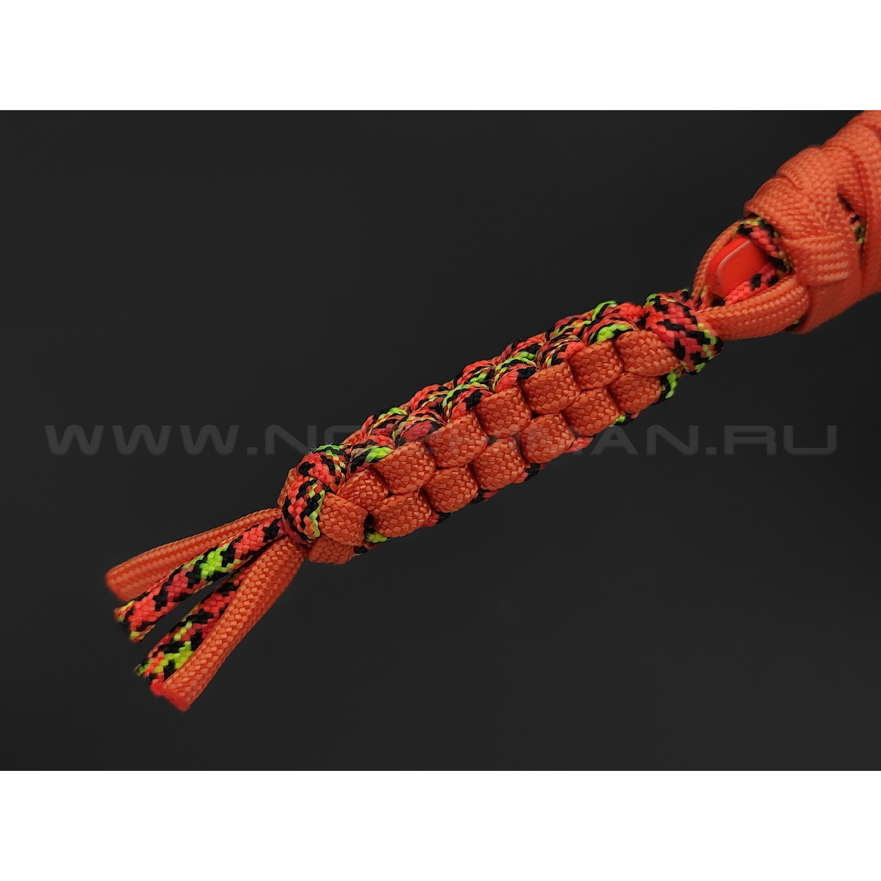 Нож Burlax BX0139 сталь Aus-6, рукоять Paracord Orange & Fantasy