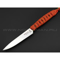 Нож Burlax BX0139 сталь Aus-6, рукоять Paracord Orange & Fantasy