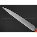 Нож Burlax BX0139 сталь Aus-6, рукоять Paracord Orange & Fantasy
