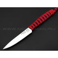 Нож Burlax BX0142 сталь Aus-6, рукоять Paracord Red & Navy