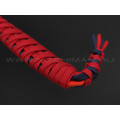 Нож Burlax BX0142 сталь Aus-6, рукоять Paracord Red & Navy