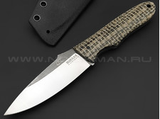 Burlax нож Крайт BX0176 сталь Aus10Co satin, рукоять Джутовая микарта