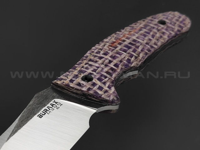 Burlax нож Тантоид BX0180 сталь M390 satin, рукоять Micarta purple