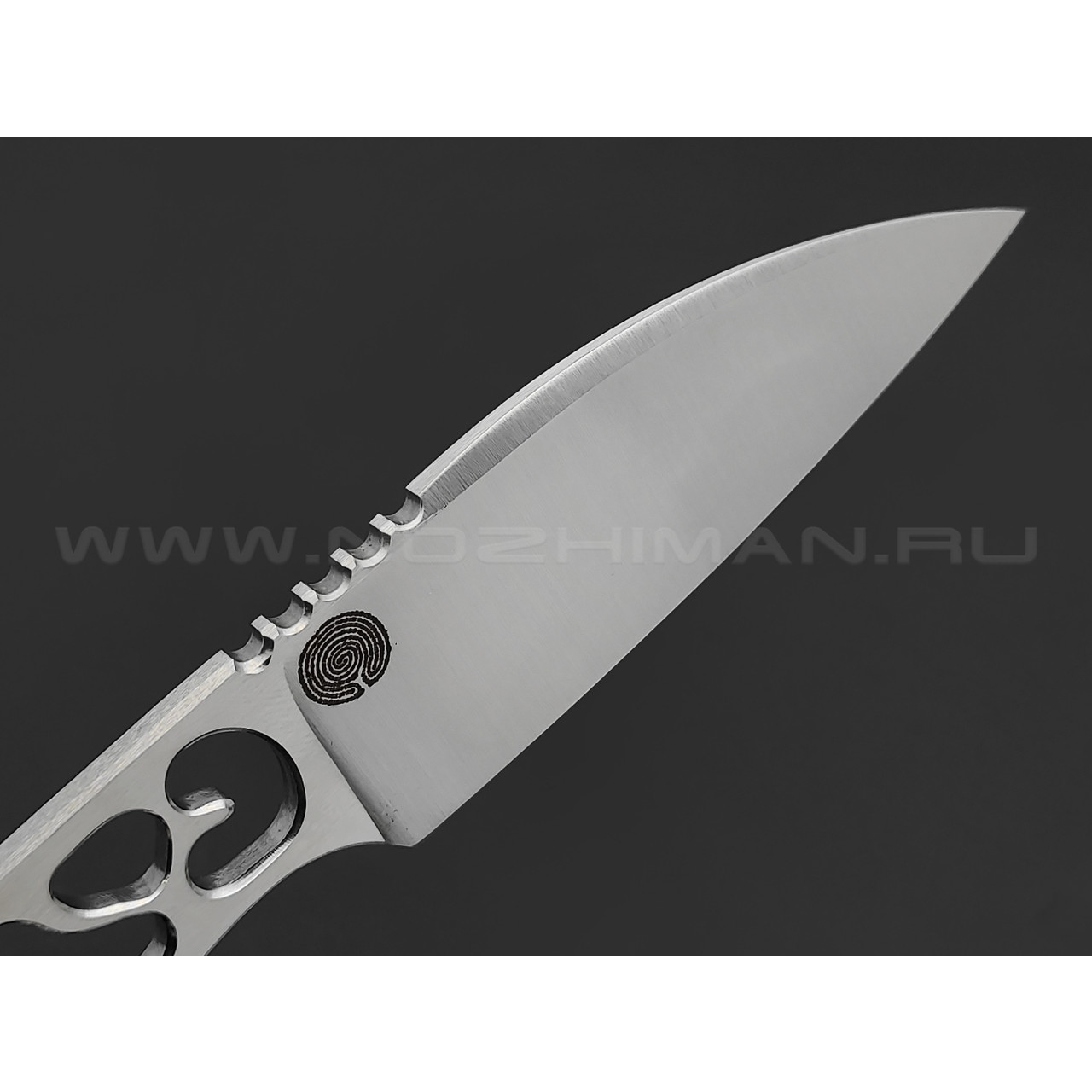 1-й Цех нож Шишка сталь 440C сатин, рукоять сталь