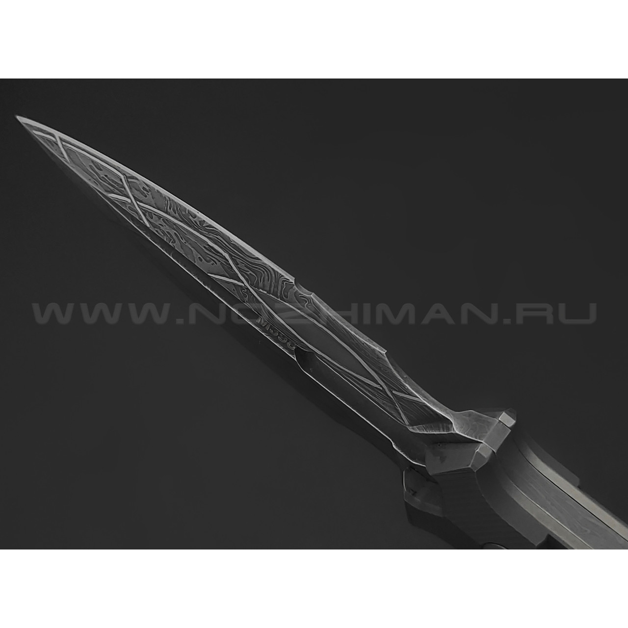Neyris Knives нож TaoRan M сталь M398, рукоять Titanium, carbon fiber dark matter silver