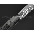 Neyris Knives нож Acus сталь CPM Magnacut, рукоять Titanium, carbon fiber dark matter silver Neyris Knives нож Acus сталь CPM Magnacut, рукоять Titanium, carbon fiber dark matter silver