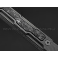 Neyris Knives нож Acus сталь CPM Magnacut, рукоять Titanium, carbon fiber dark matter silver Neyris Knives нож Acus сталь CPM Magnacut, рукоять Titanium, carbon fiber dark matter silver