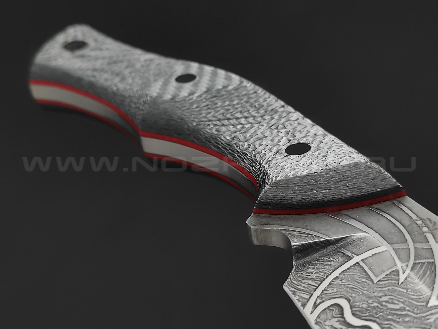 Neyris Knives нож Raptus сталь M398, рукоять Silver Twill, carbon fiber, g10