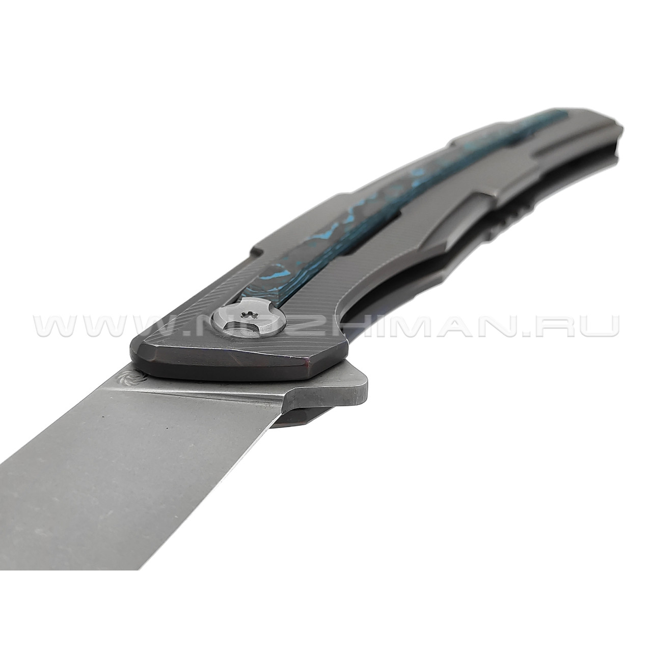Neyris Knives складной нож Коут сталь CPM Magnacut, рукоять Titanium, Carbon fiber arctic storm