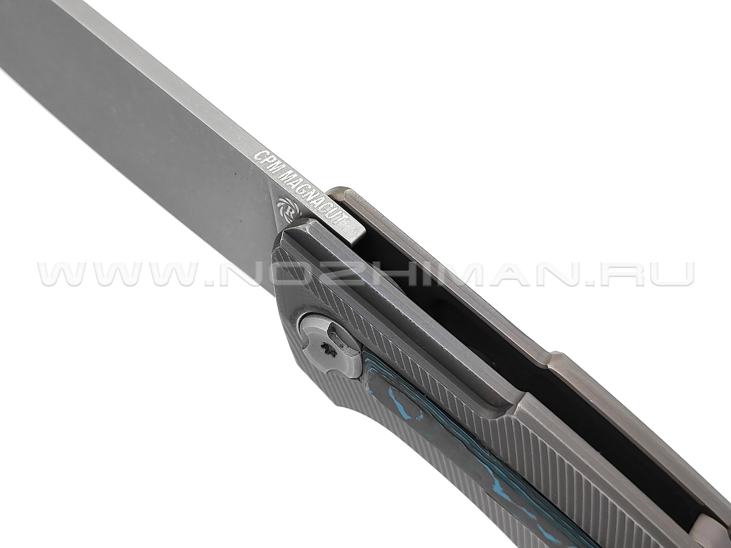 Neyris Knives складной нож Коут сталь CPM Magnacut, рукоять Titanium, Carbon fiber arctic storm