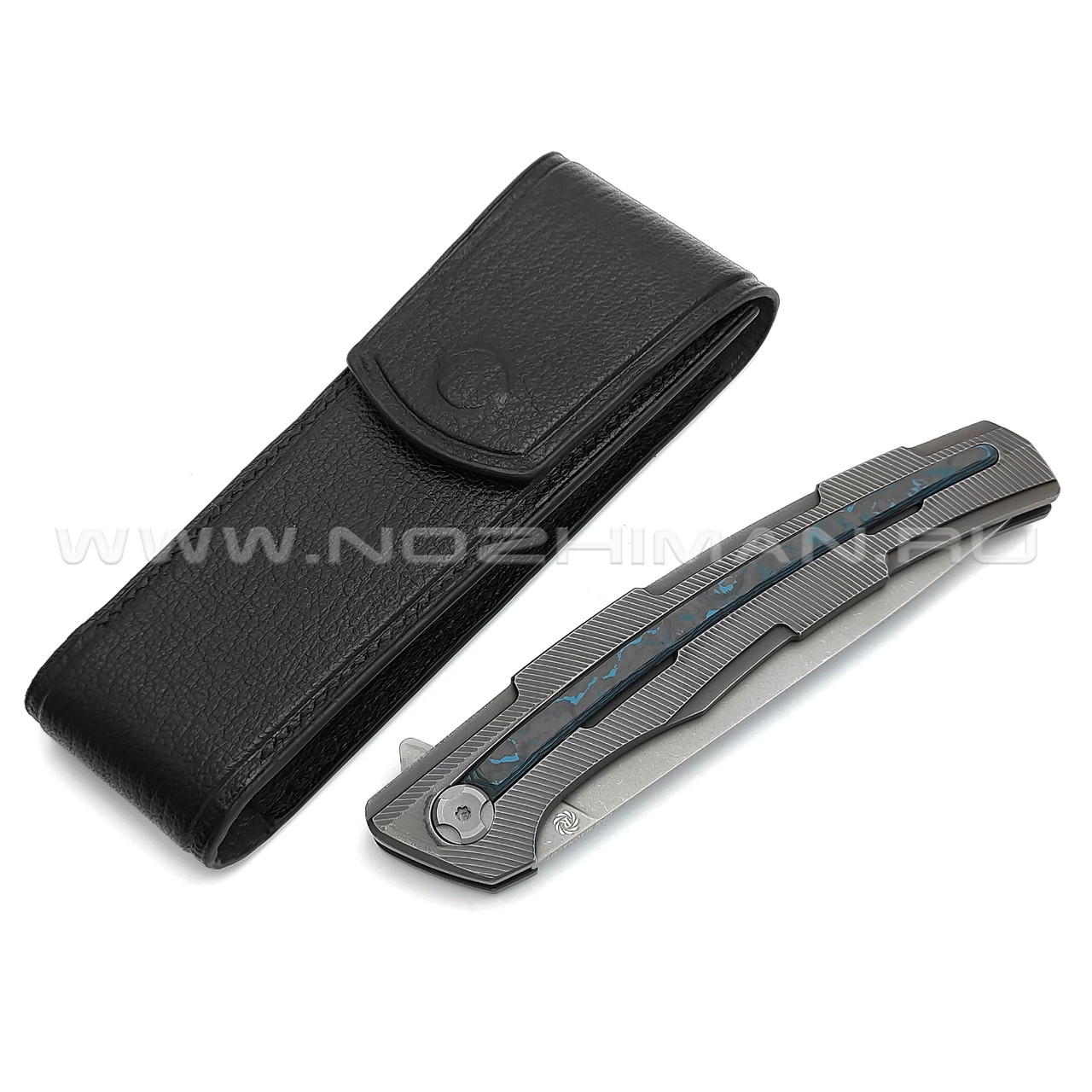 Neyris Knives складной нож Коут сталь CPM Magnacut, рукоять Titanium, Carbon fiber arctic storm
