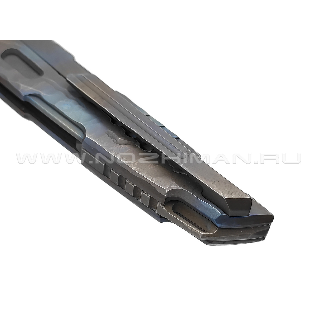 Neyris Knives складной нож Sintet сталь CPM 3V, рукоять Titanium, Carbon fiber dark matter silver