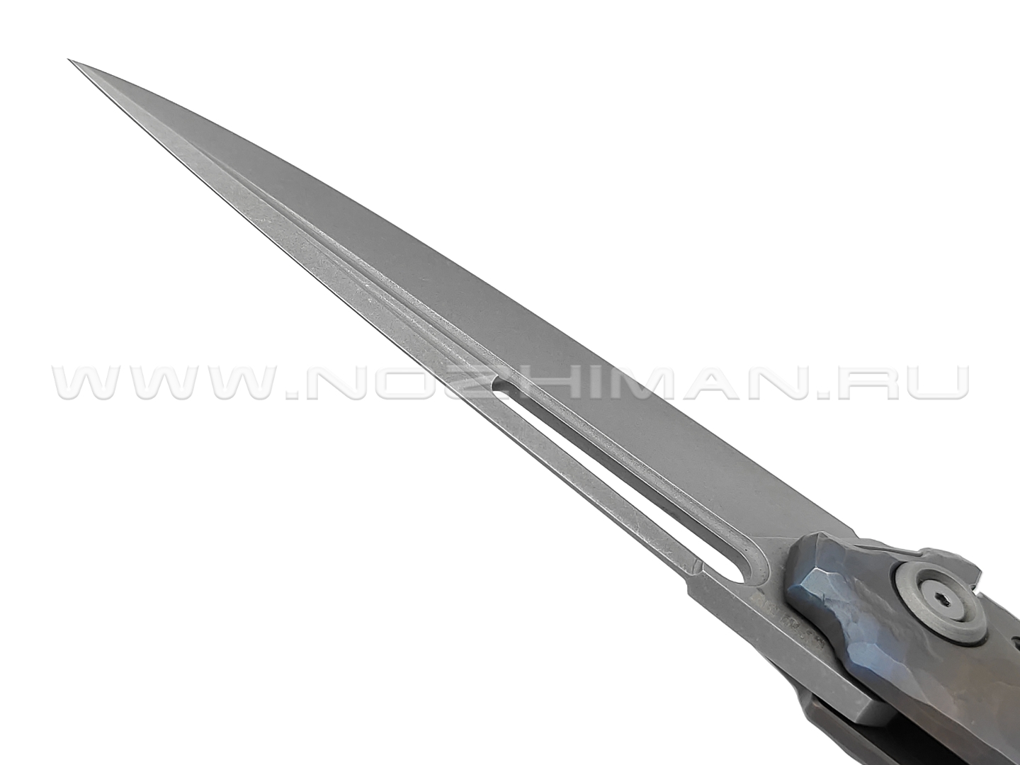Neyris Knives складной нож Sintet сталь CPM 3V, рукоять Titanium, Carbon fiber dark matter silver