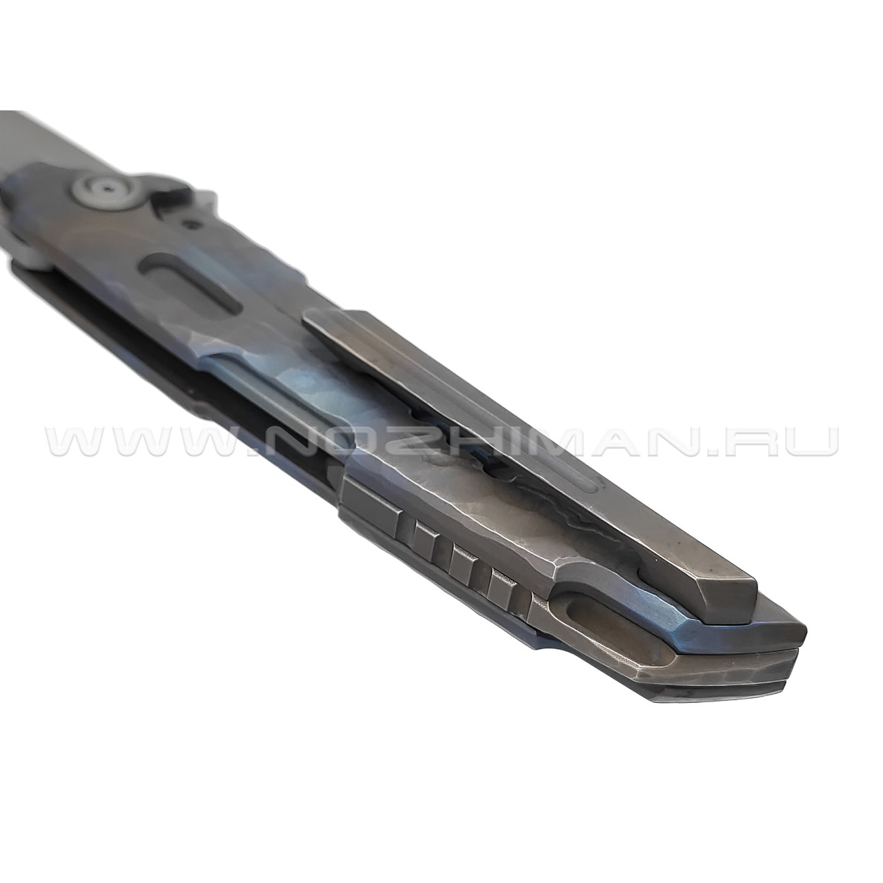 Neyris Knives складной нож Sintet сталь CPM 3V, рукоять Titanium, Carbon fiber dark matter silver
