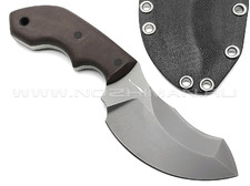 Волчий Век нож Кондрат 8 сталь 95Х18 WA bead-blast, рукоять Micarta brown