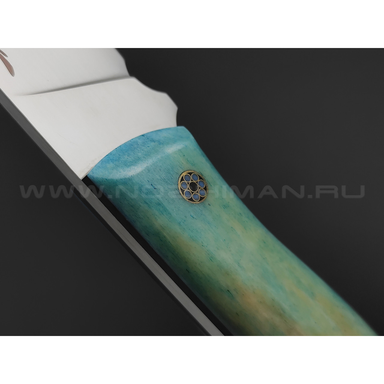 Волчий Век нож Тезис Custom сталь M390 WA ручной сатин, рукоять кость жирафа