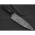 Волчий Век нож Chef-S сталь PGK WA, рукоять G10 black Волчий Век нож Chef-S сталь PGK WA, рукоять G10 black