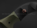 Волчий Век нож Команданте Custom "Танки" сталь 1.4116 WA, рукоять G10 black & green