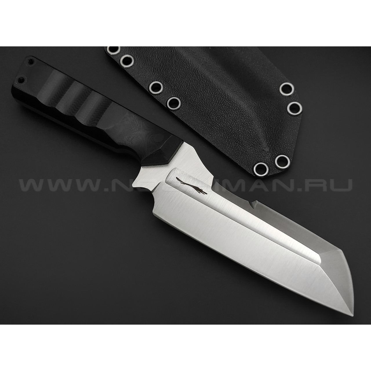 Волчий Век нож Карачун сталь 95Х18 WA сатин, рукоять G10 black