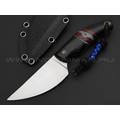 Волчий Век нож МасичЬка Custom сталь Cronidur 30 WA, рукоять G10 black & chaotic