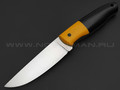 Волчий Век нож Mark-ll сталь M390 WA сатин, рукоять G10 black & yellow