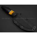Волчий Век нож Mark-ll сталь M390 WA сатин, рукоять G10 black & yellow Волчий Век нож Mark-ll сталь M390 WA сатин, рукоять G10 black & yellow