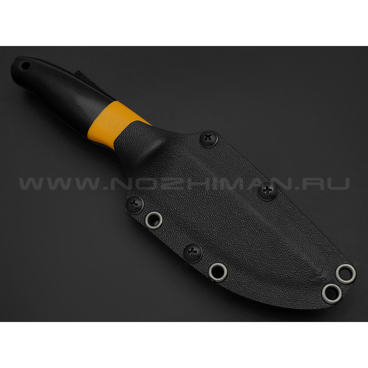 Волчий Век нож Mark-ll сталь M390 WA сатин, рукоять G10 black & yellow