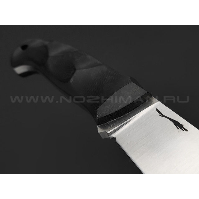 Волчий Век нож Камрад сталь D2 WA сатин, рукоять Micarta black