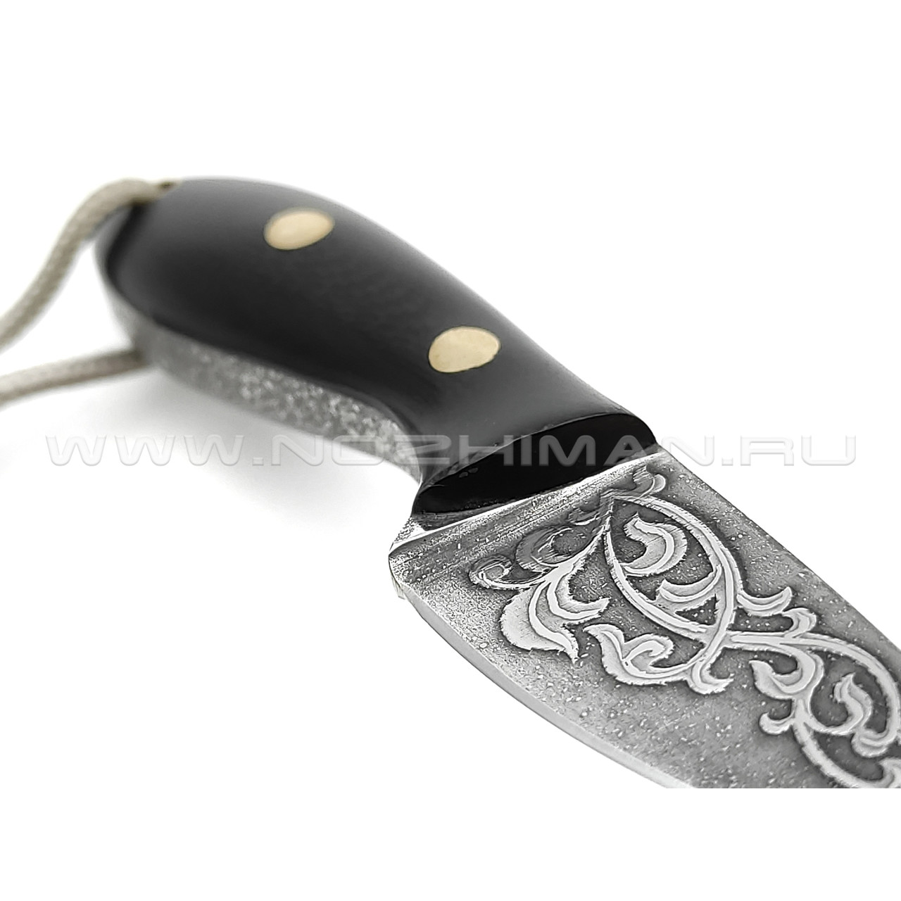 Волчий Век нож Мини МасичЬка Custom сталь N690 WA, рукоять G10 black