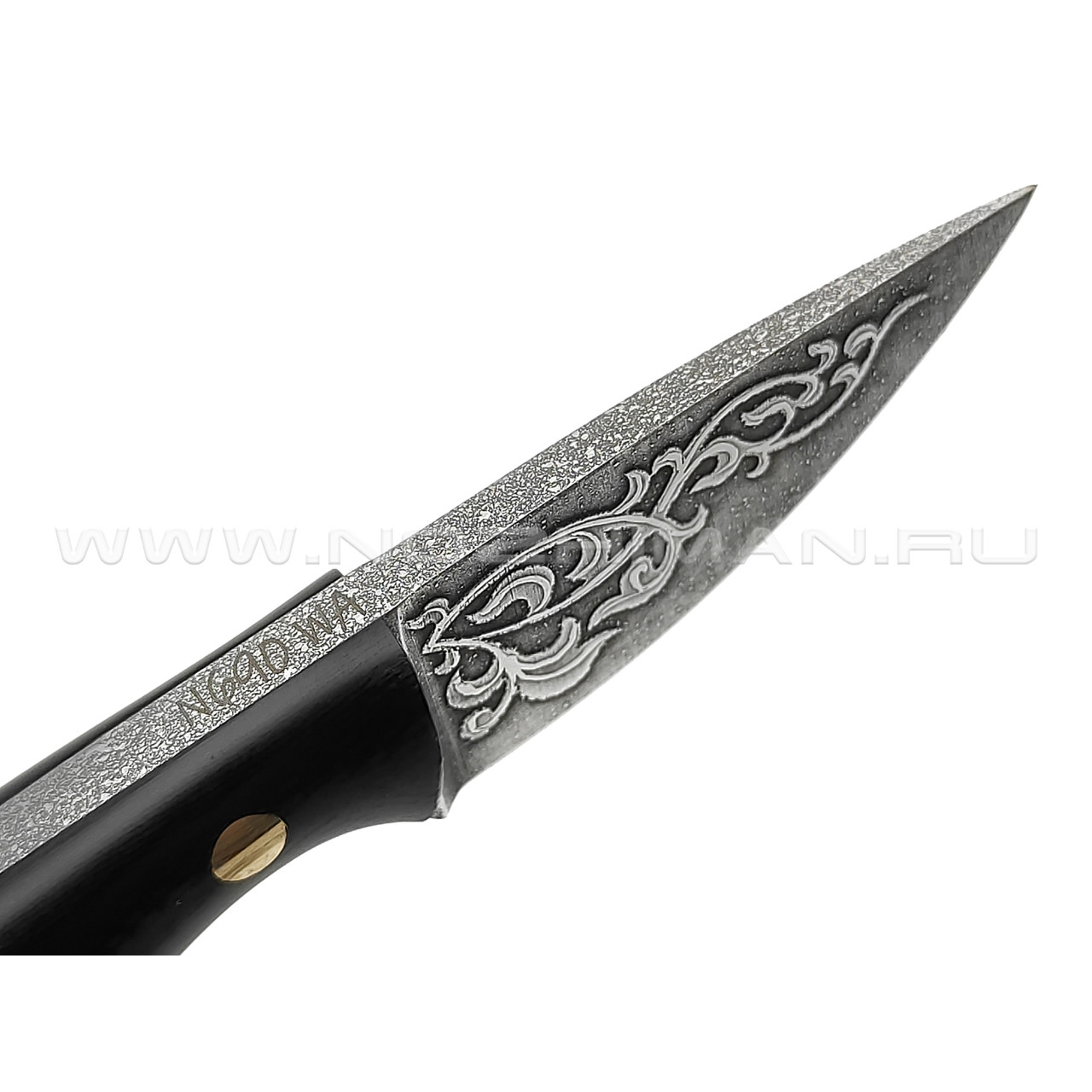 Волчий Век нож Мини МасичЬка Custom сталь N690 WA, рукоять G10 black