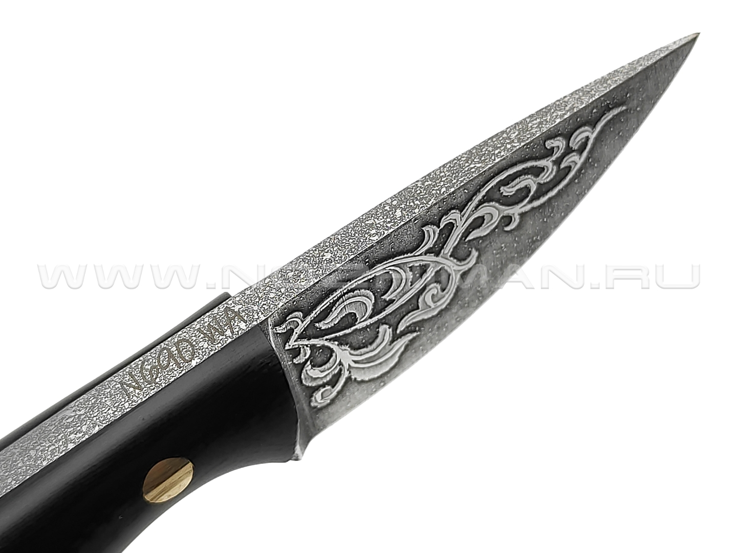 Волчий Век нож Мини МасичЬка Custom сталь N690 WA, рукоять G10 black