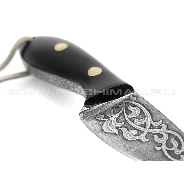 Волчий Век нож Мини МасичЬка Custom сталь N690 WA, рукоять G10 black