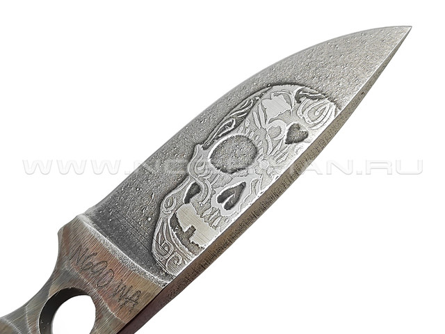 Волчий Век скелетный нож SmallTalk Custom сталь N690 WA, рукоять сталь