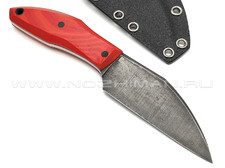 Богдан Гоготов нож Варн NBG-29 сталь N690, рукоять G10 red & orange