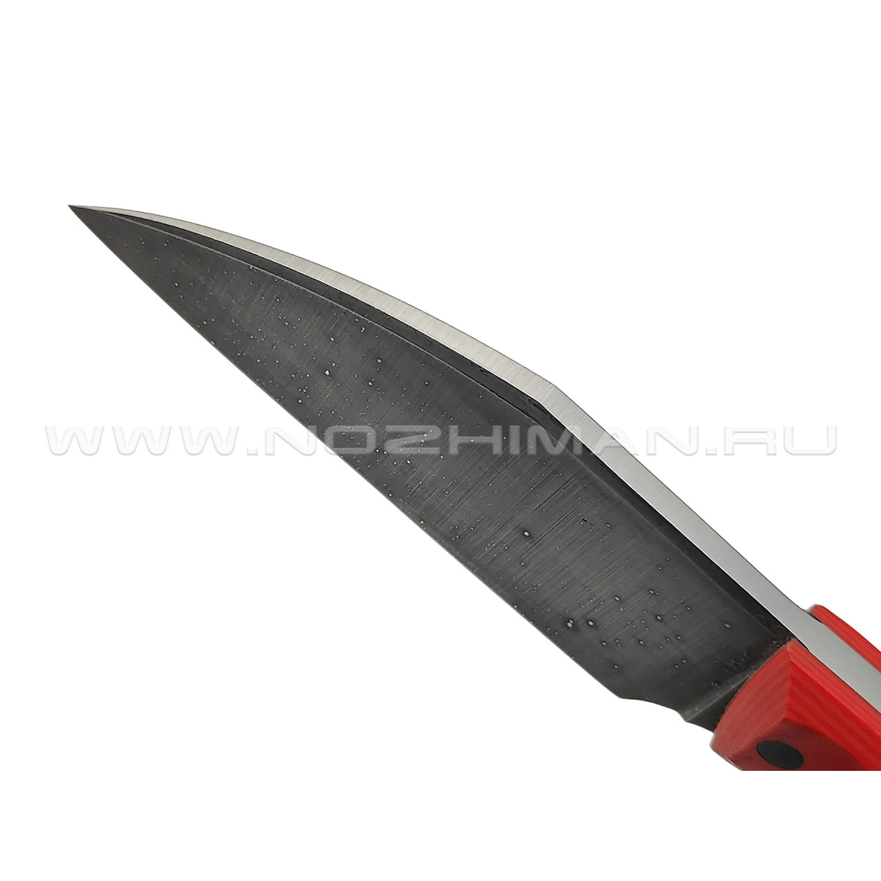 Богдан Гоготов нож Варн NBG-29 сталь N690, рукоять G10 red & orange