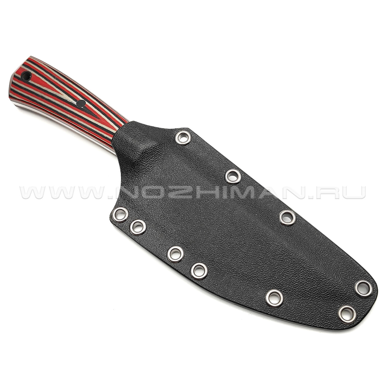 Богдан Гоготов нож NBG-37 сталь N690, рукоять G10 red & black