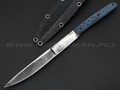 Богдан Гоготов нож NBG-33 сталь N690, рукоять G10 black & blue