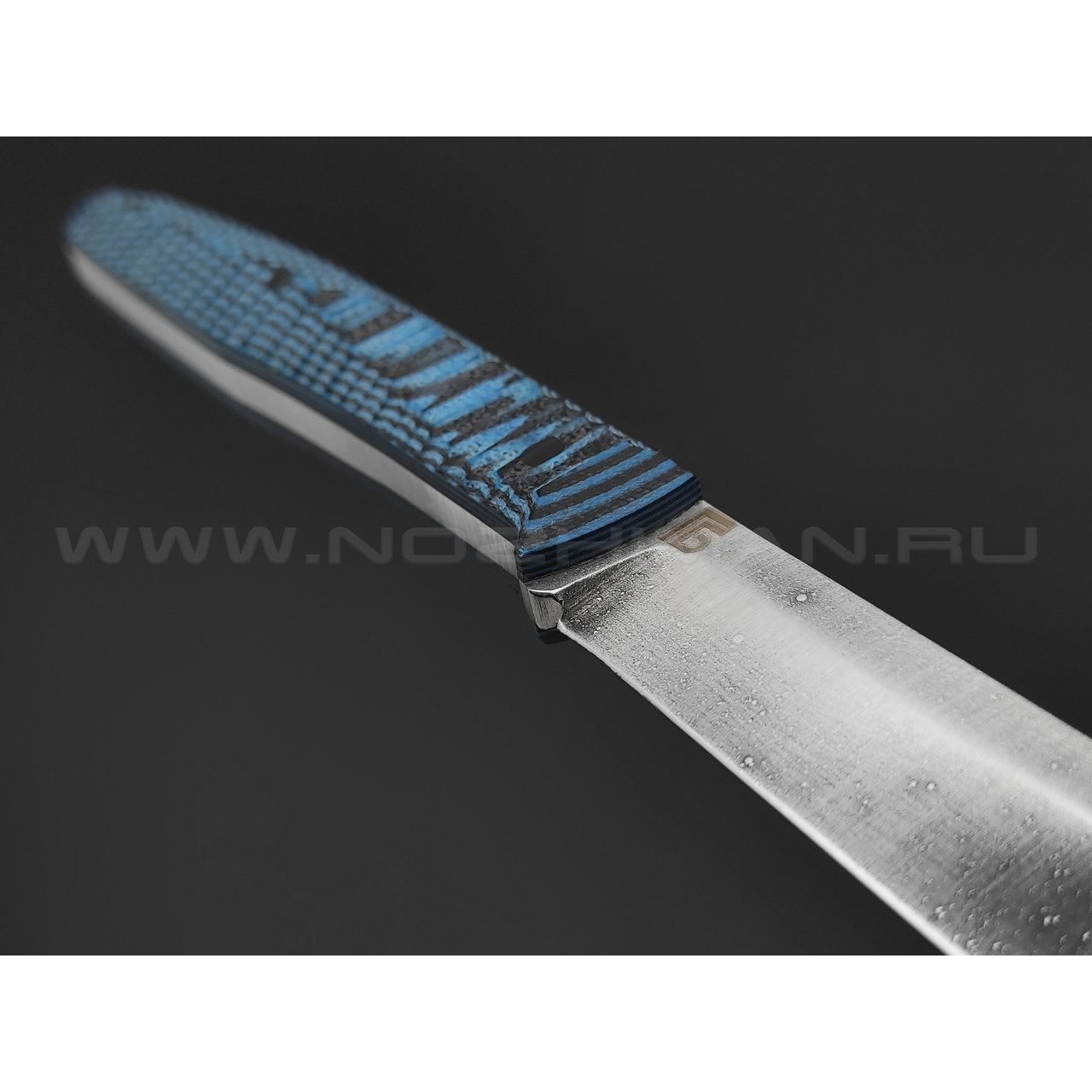Богдан Гоготов нож NBG-33 сталь N690, рукоять G10 black & blue