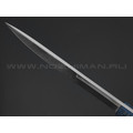 Богдан Гоготов нож NBG-33 сталь N690, рукоять G10 black & blue