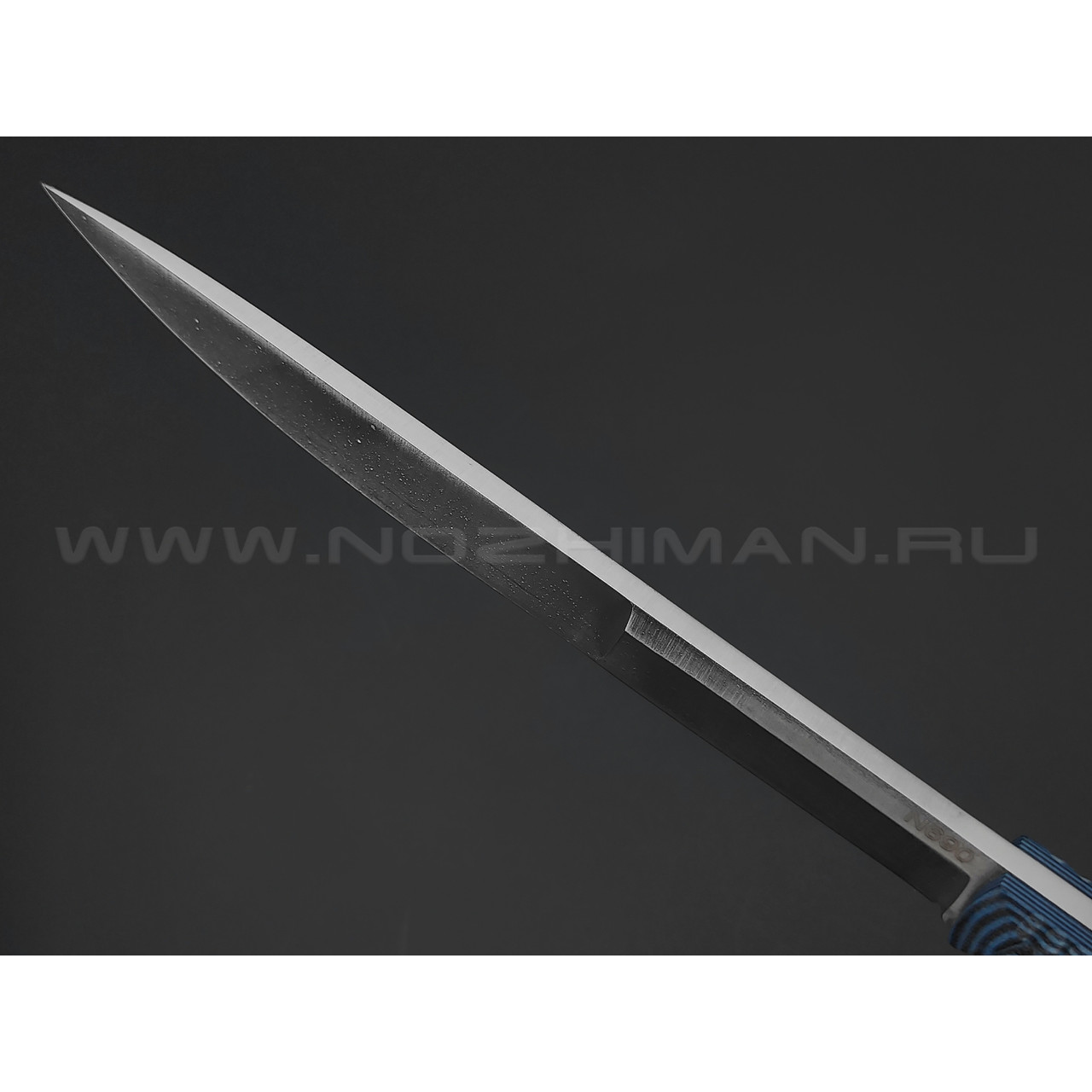Богдан Гоготов нож NBG-33 сталь N690, рукоять G10 black & blue