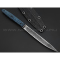 Богдан Гоготов нож NBG-32 сталь N690, рукоять G10 black & blue