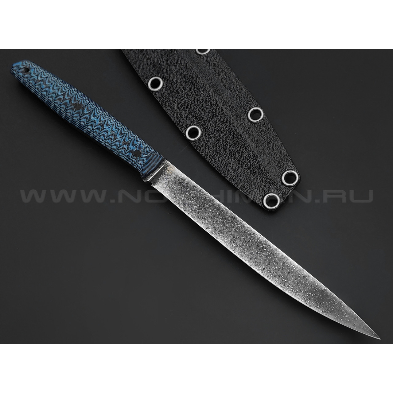 Богдан Гоготов нож NBG-32 сталь N690, рукоять G10 black & blue