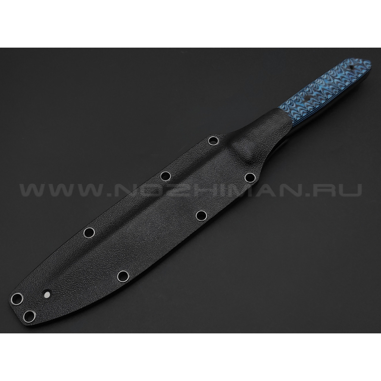 Богдан Гоготов нож NBG-32 сталь N690, рукоять G10 black & blue