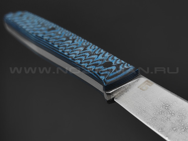 Богдан Гоготов нож NBG-34 сталь N690, рукоять G10 black & blue