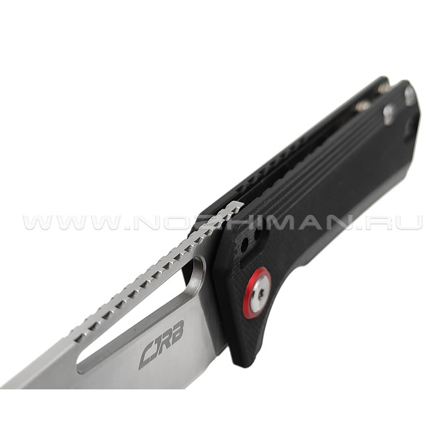 Нож CJRB Ruffian J1924-BK сталь AR-RPM9 satin, рукоять G10 black