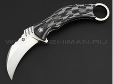 Нож QSP Eagle QS120-E сталь D2 satin, рукоять G10 black & grey