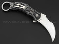 Нож QSP Eagle QS120-E сталь D2 satin, рукоять G10 black & grey