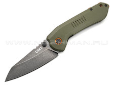 Нож CRKT Overland 6280 сталь 8Cr13MoV, рукоять G10 OD green, steel